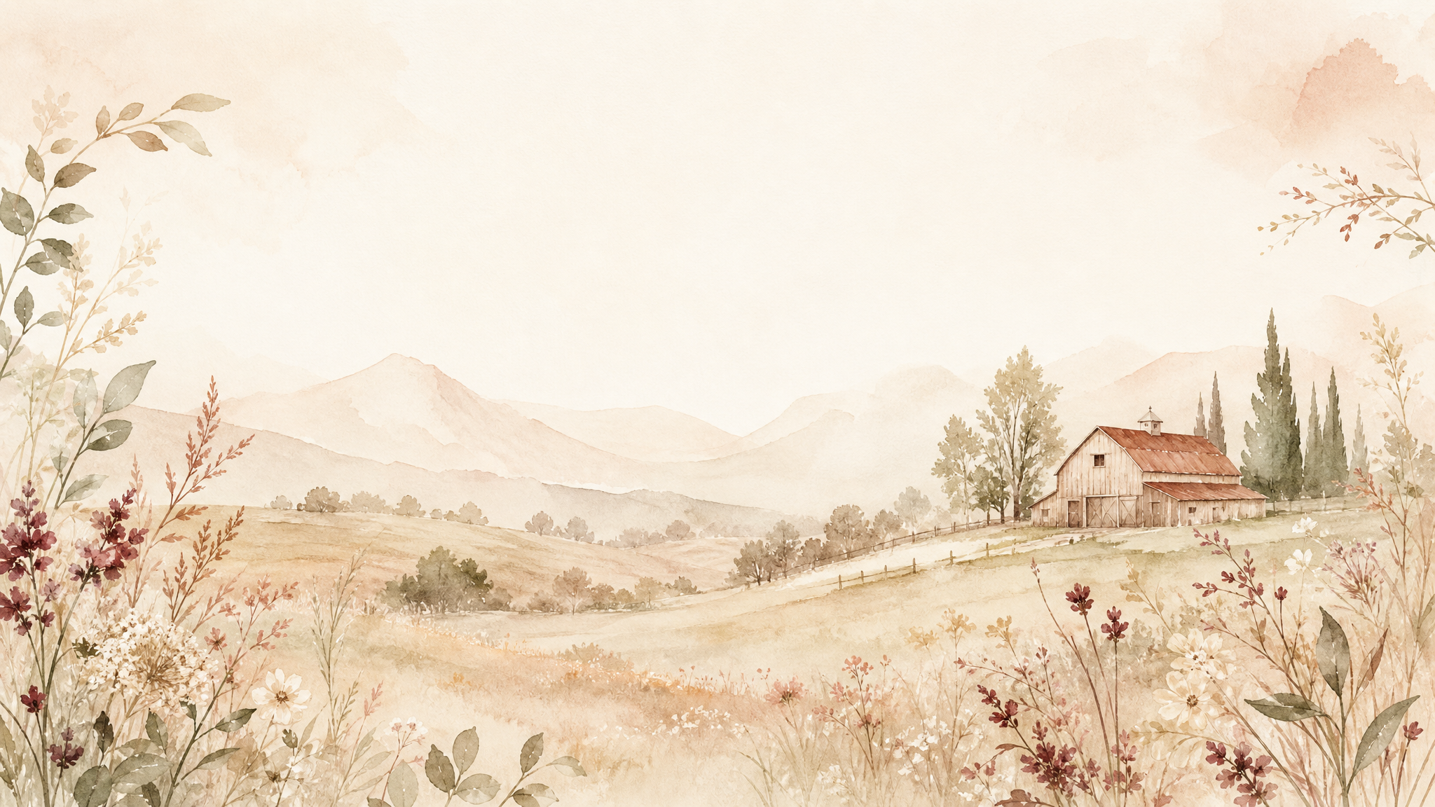 Fundo aquarela rústico